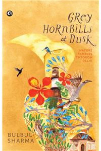 GREY HORNBILLS AT DUSK