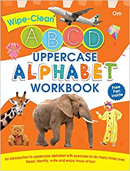 WIPE & CLEAN ABCD UPPERCASE ALPHABET WORKBOOK