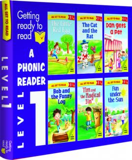 ALL SET TO READ LEVEL- 1 PHONIC READER GETTING READY TO READ
