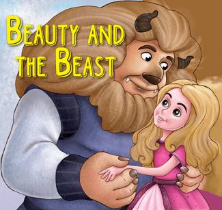 CUT OUT BOARD BOOK: FAIRY TALES BEAUTY AND THE BEAST