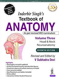 Inderbir Singh’S Textbook Of Anatomy Volume 3 Head & Neck and Neuroanatomy