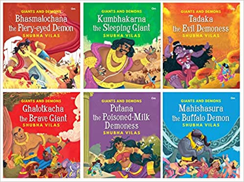 Giants and Demons of India : Tadka, Kumbhakarna, Bhasmalochana, Putna, Ghatotkacha and Mahishasura (