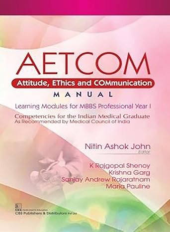 Aetcom Attitude Ethics And Communication Manual (Pb 2022) 
