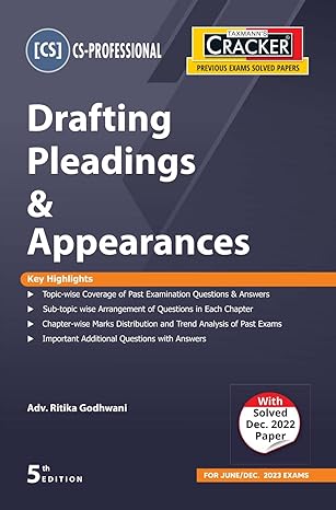 Drafting Pleadings & Appearances (Drafting/DPA) | CRACKER