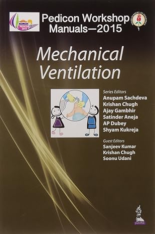 Pedicon Workshop Manuals-2015(Iap) Mechanical Ventilation
